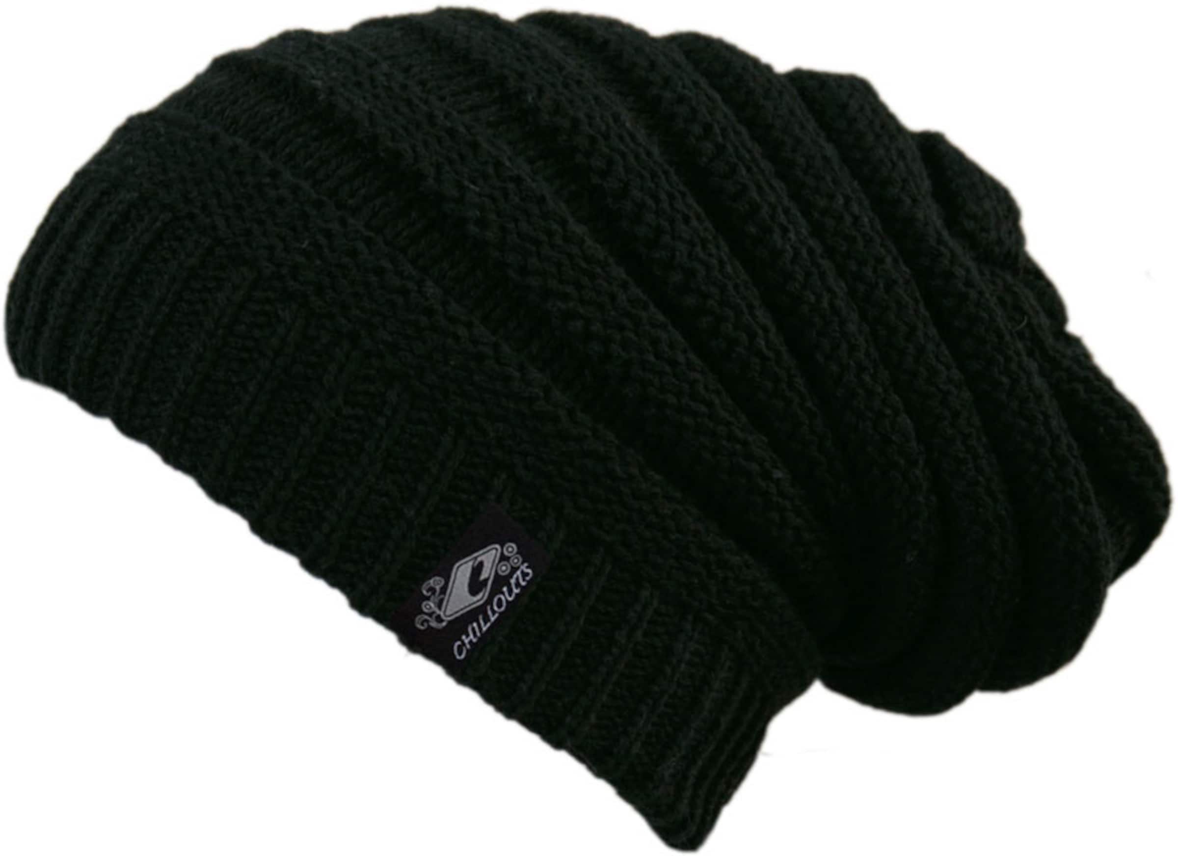 chillouts Čiapky 'Brian' - Čierna: predná strana
