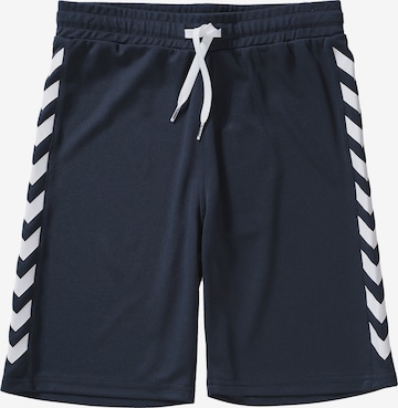 Hummel Workout Pants 'Thim' in Blue: front