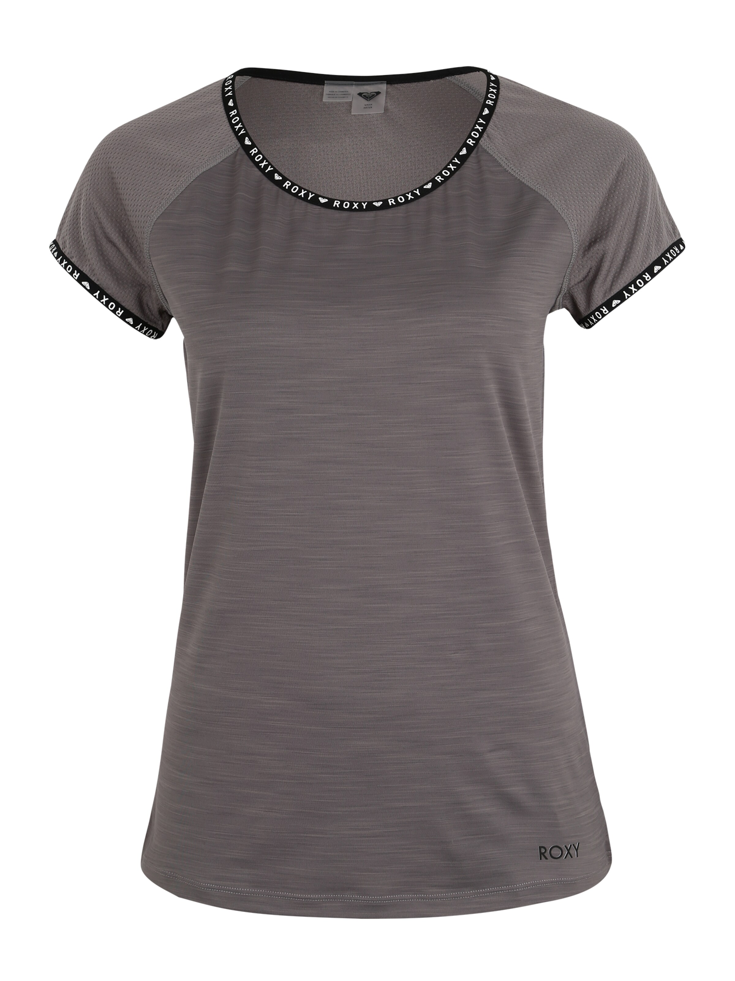 ROXY - Functioneel shirt 'YO AND BEAU TEE J KTTP' in de kleur Donkergrijs