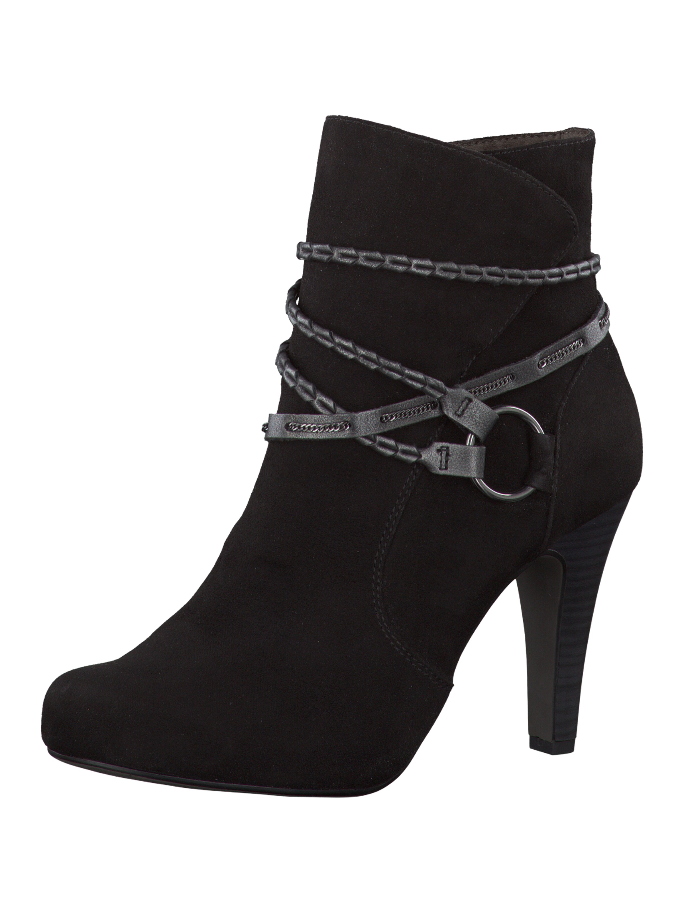 TAMARIS - Enkellaarsje in de kleur Zwart