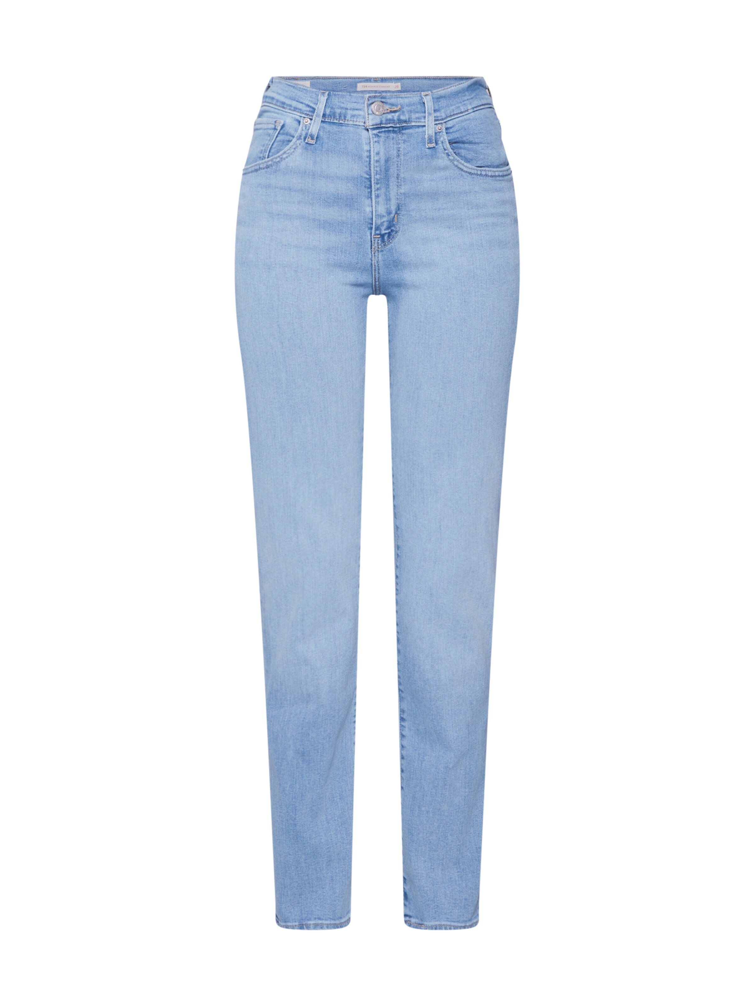 LEVI'S - Jeans '724™ HIGH RISE STRAIGHT' in de kleur Blauw denim