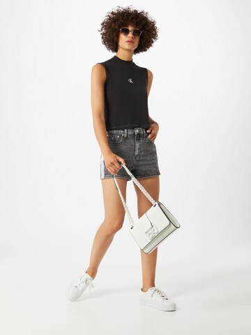 Calvin Klein Jeans Top – černá