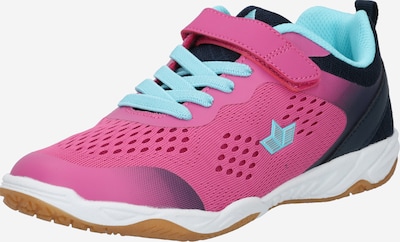 LICO Sneakers 'Key' in de kleur Turquoise / Nachtblauw / Pink, Productweergave