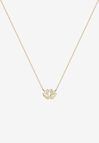 ELLI Ketting 'Lotusblume' in Goud