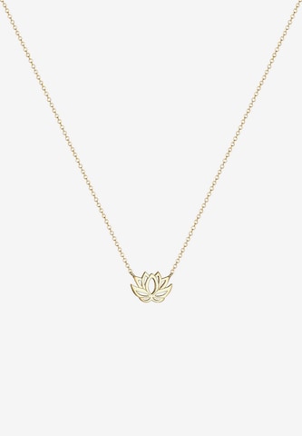 ELLI Necklace 'Lotusblume' in Gold