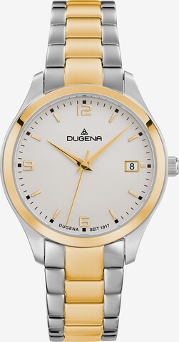 DUGENA Analog Watch in Silver: front