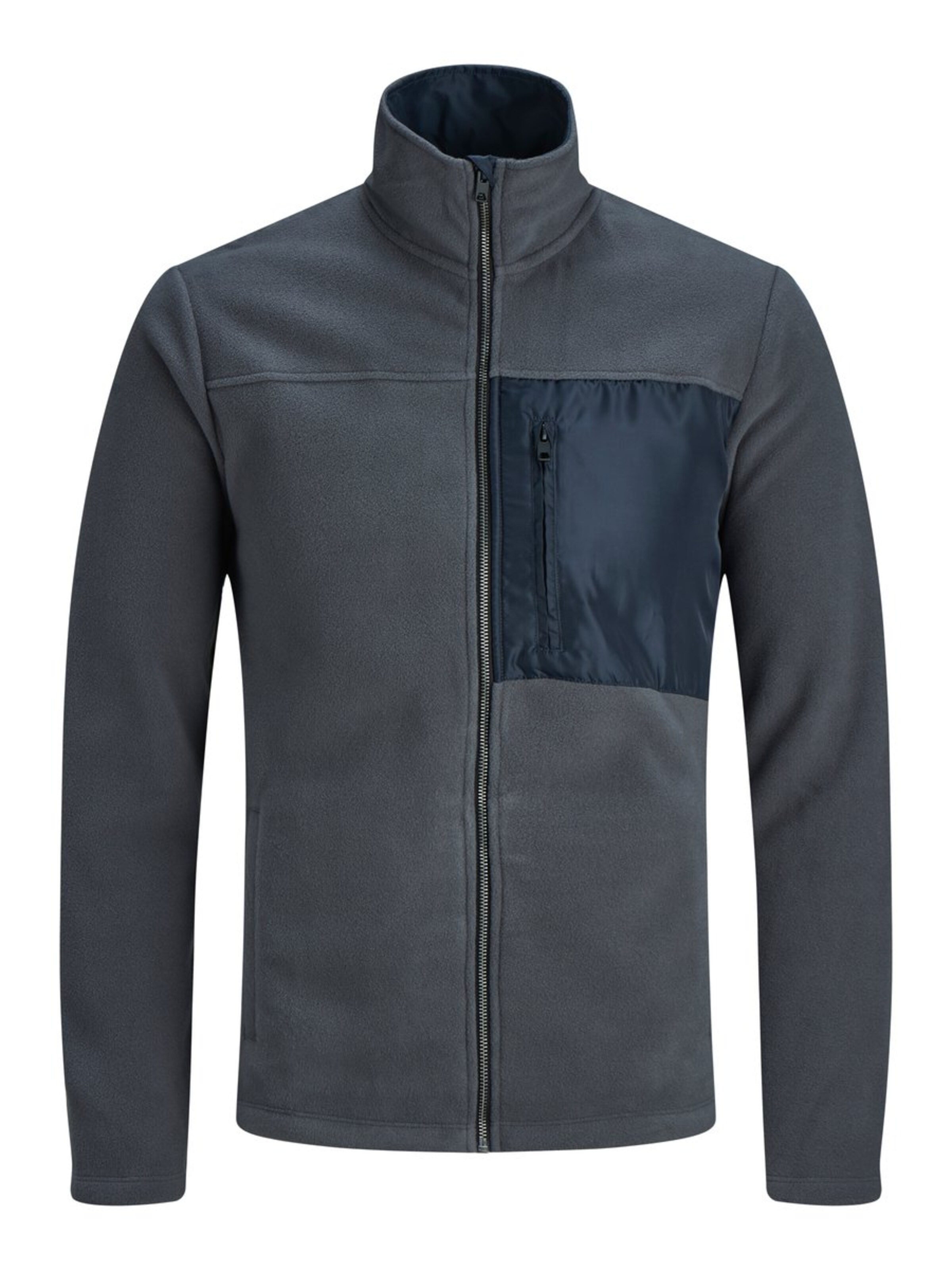 Produkt - Fleece jas in de kleur Donkergrijs