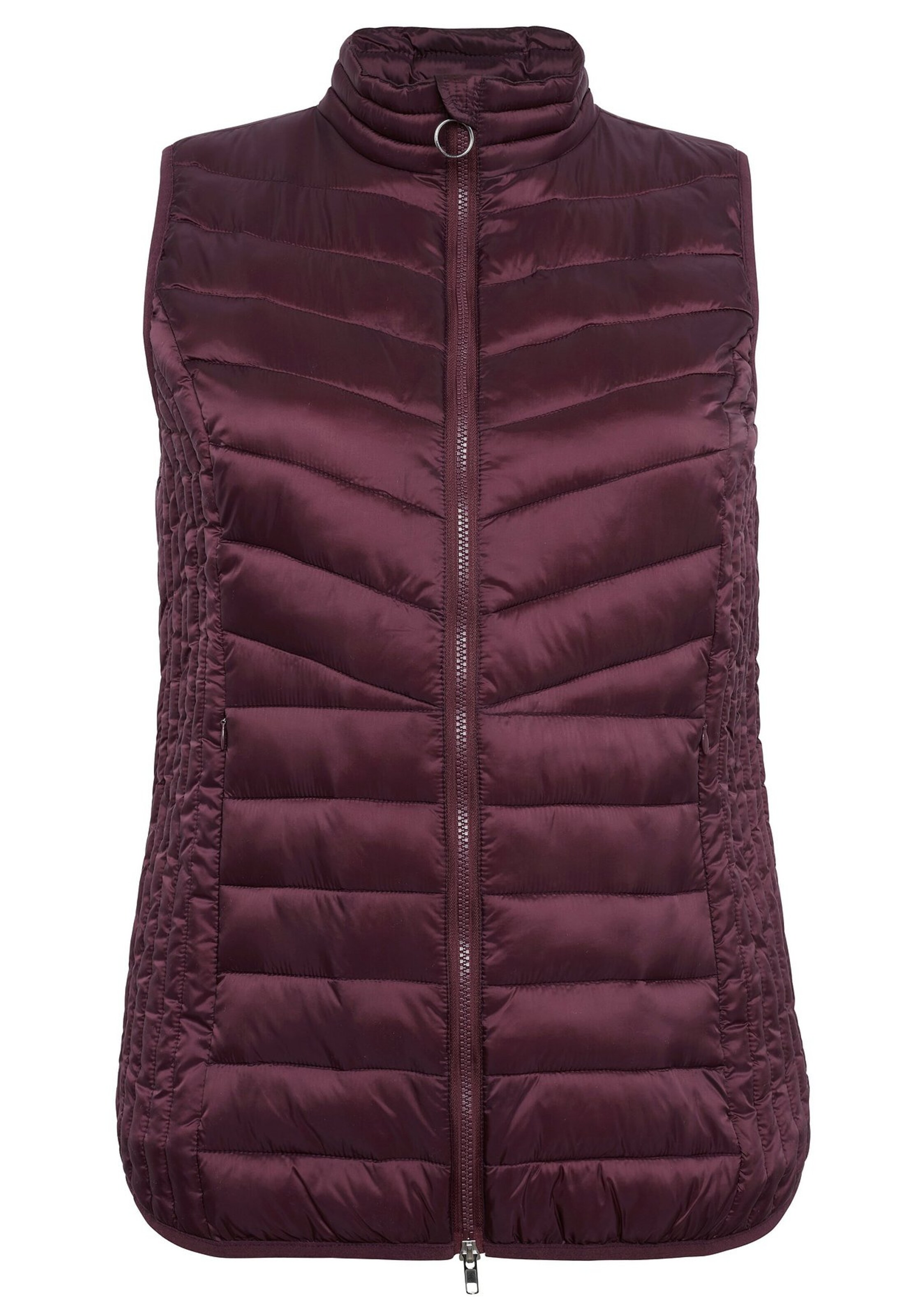 SHEEGO - Weste in rotviolett