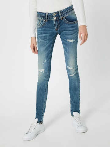 LTB Skinny Jeans 'JULITA X' in Blauw: voorkant