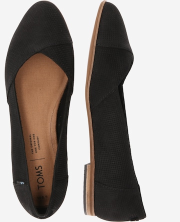 TOMS Ballerina 'Julie' in Black