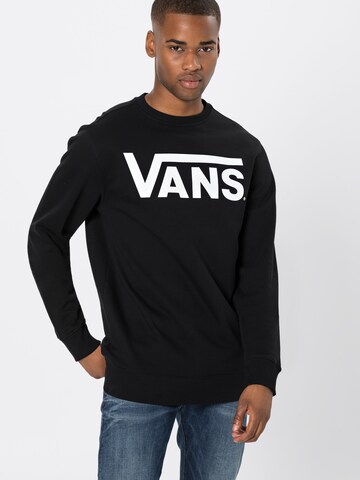 VANS Sweatshirt 'Classic Crew' in Schwarz: predná strana