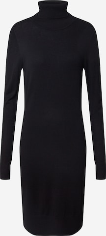SAINT TROPEZ Úpletové šaty 'U6801, MilaSZ' – černá: přední strana