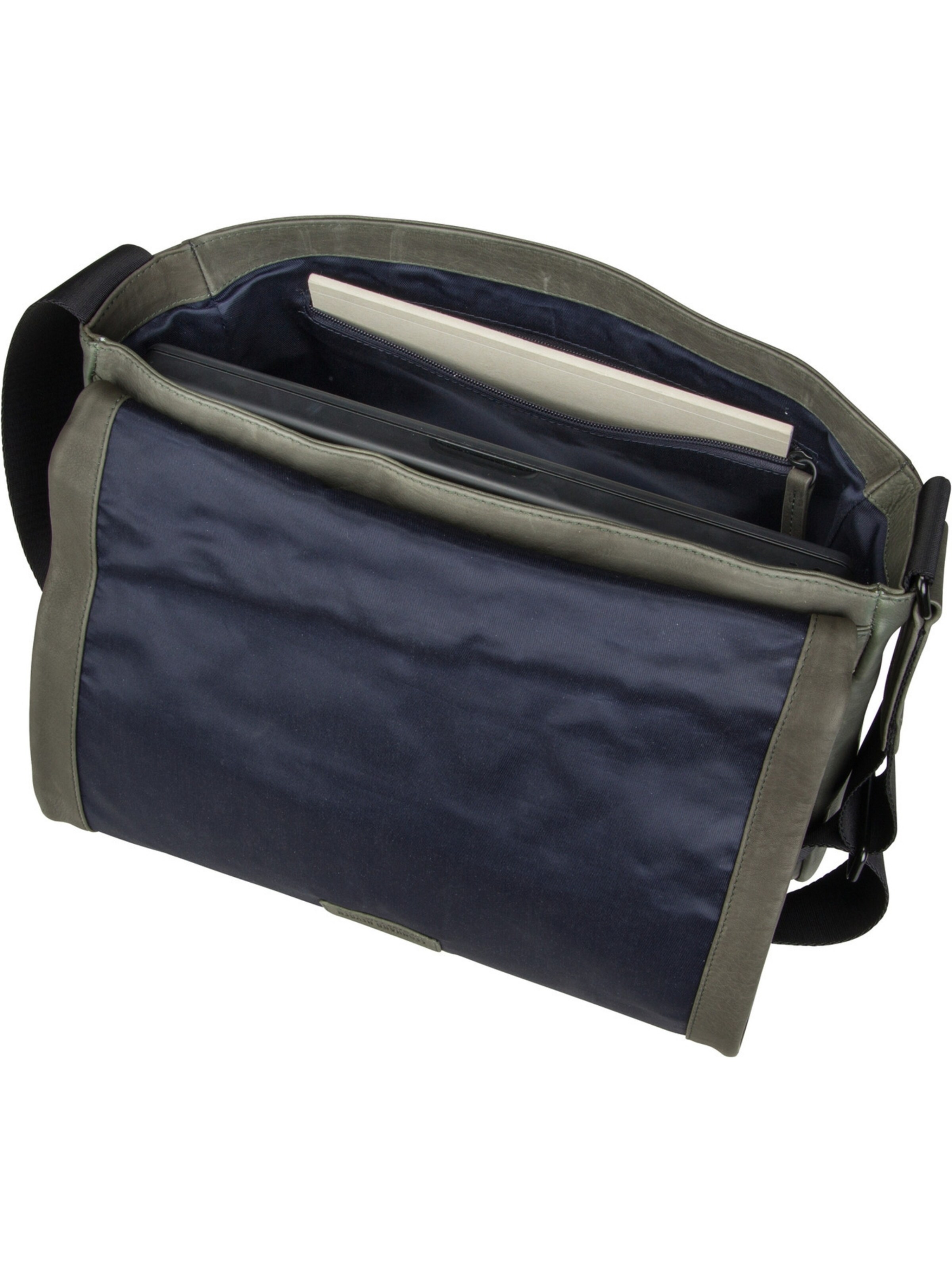 LEONHARD HEYDEN Umhängetasche 'Den Haag' in Grün