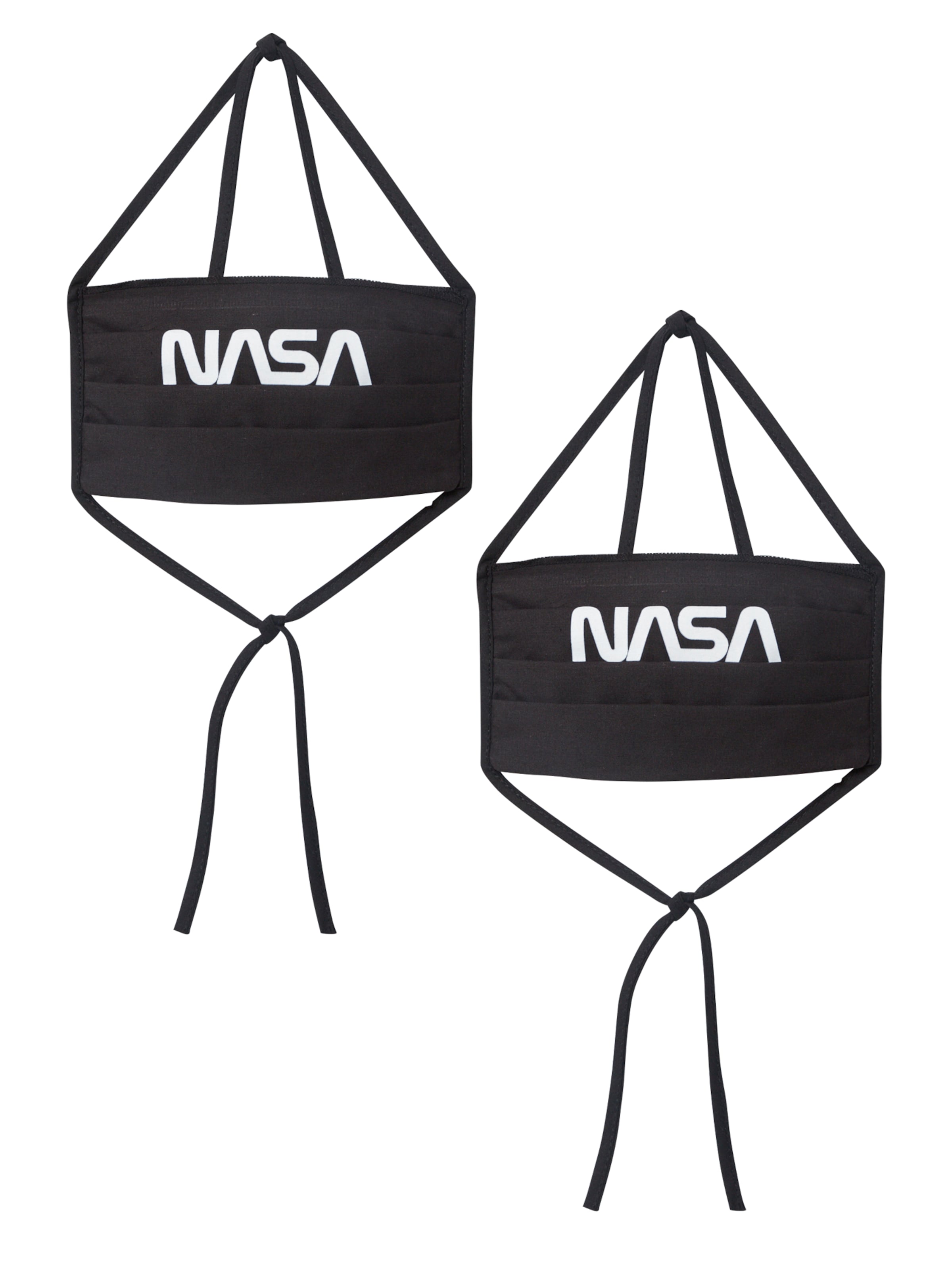 melns Mister Tee Lakats 'Nasa': no priekšpuses