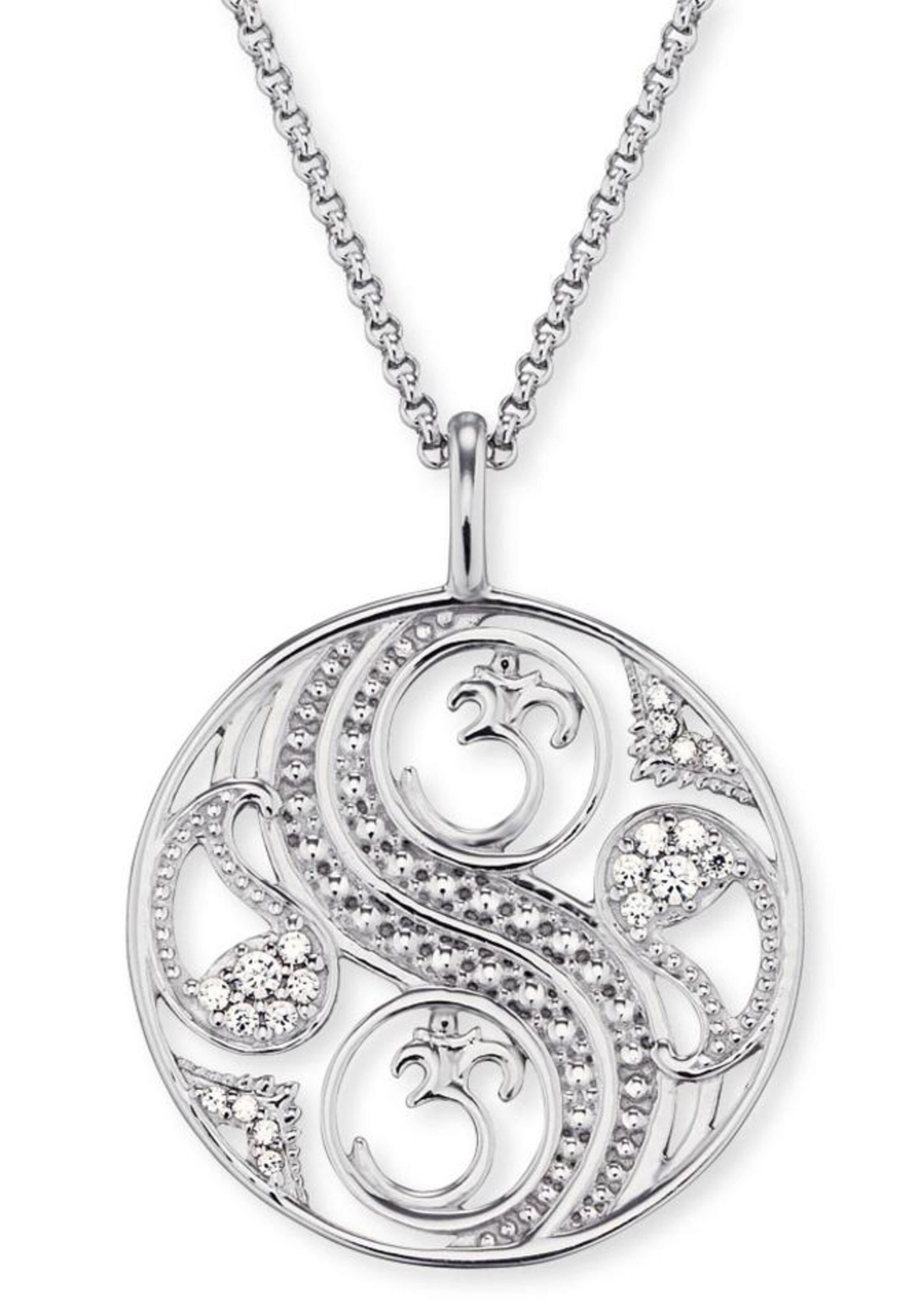 Engelsrufer Necklace 'Balance' in Silver: front