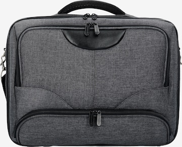 Dermata Document Bag in Grey: front