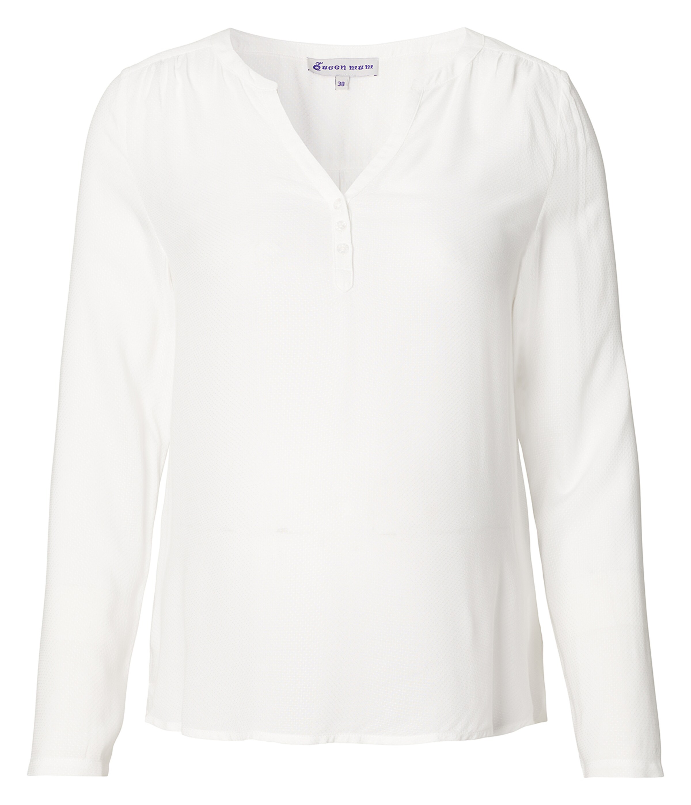 QUEEN MUM - Bluse in ecru