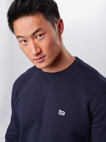 Regular fit Felpa 'PATCH CREW SWS' di Lee in blu