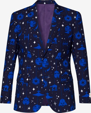 OppoSuits Slim fit Suit 'Starry Side' in Blue: front