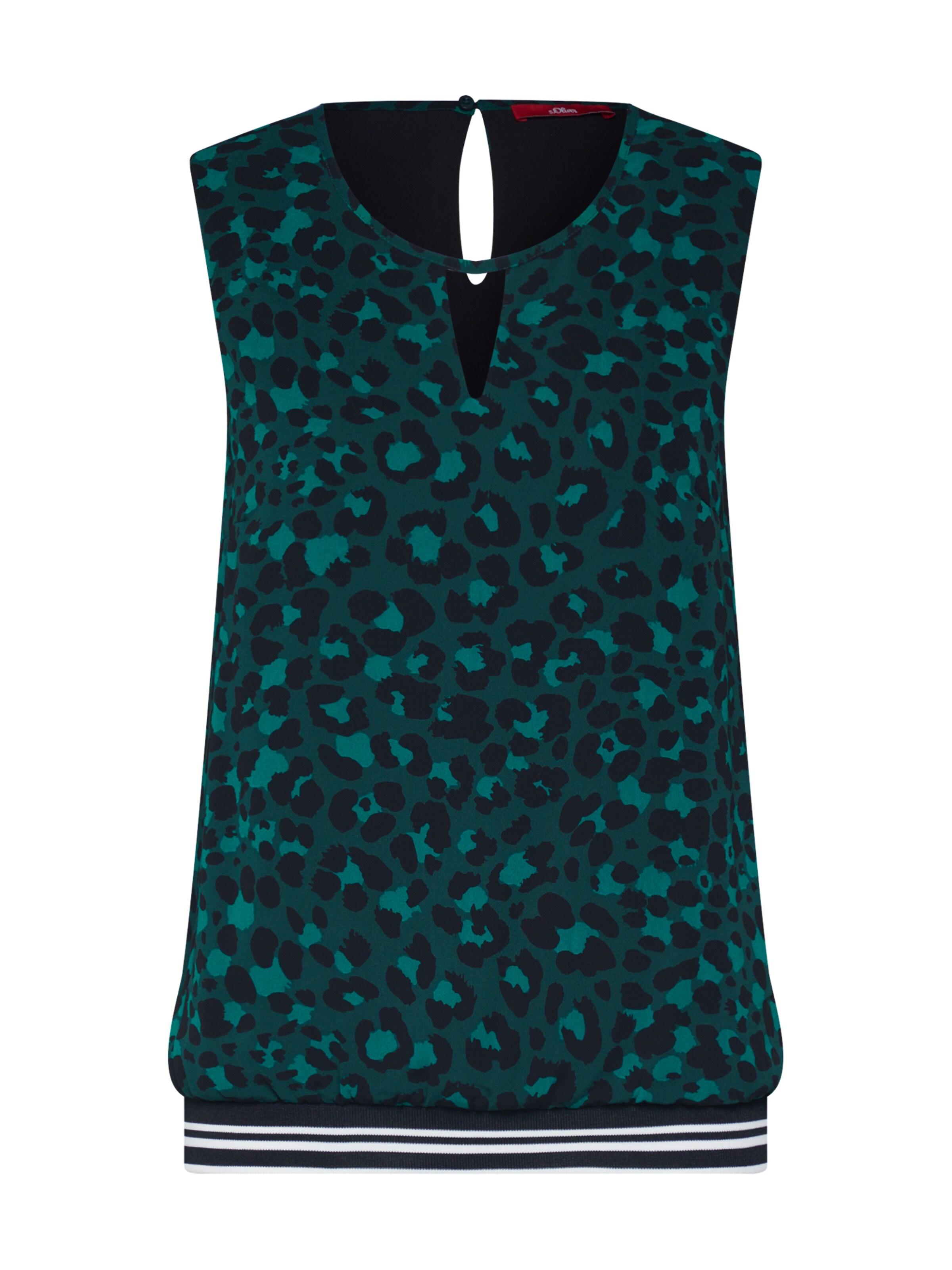 s.Oliver - Blusentop in petrol