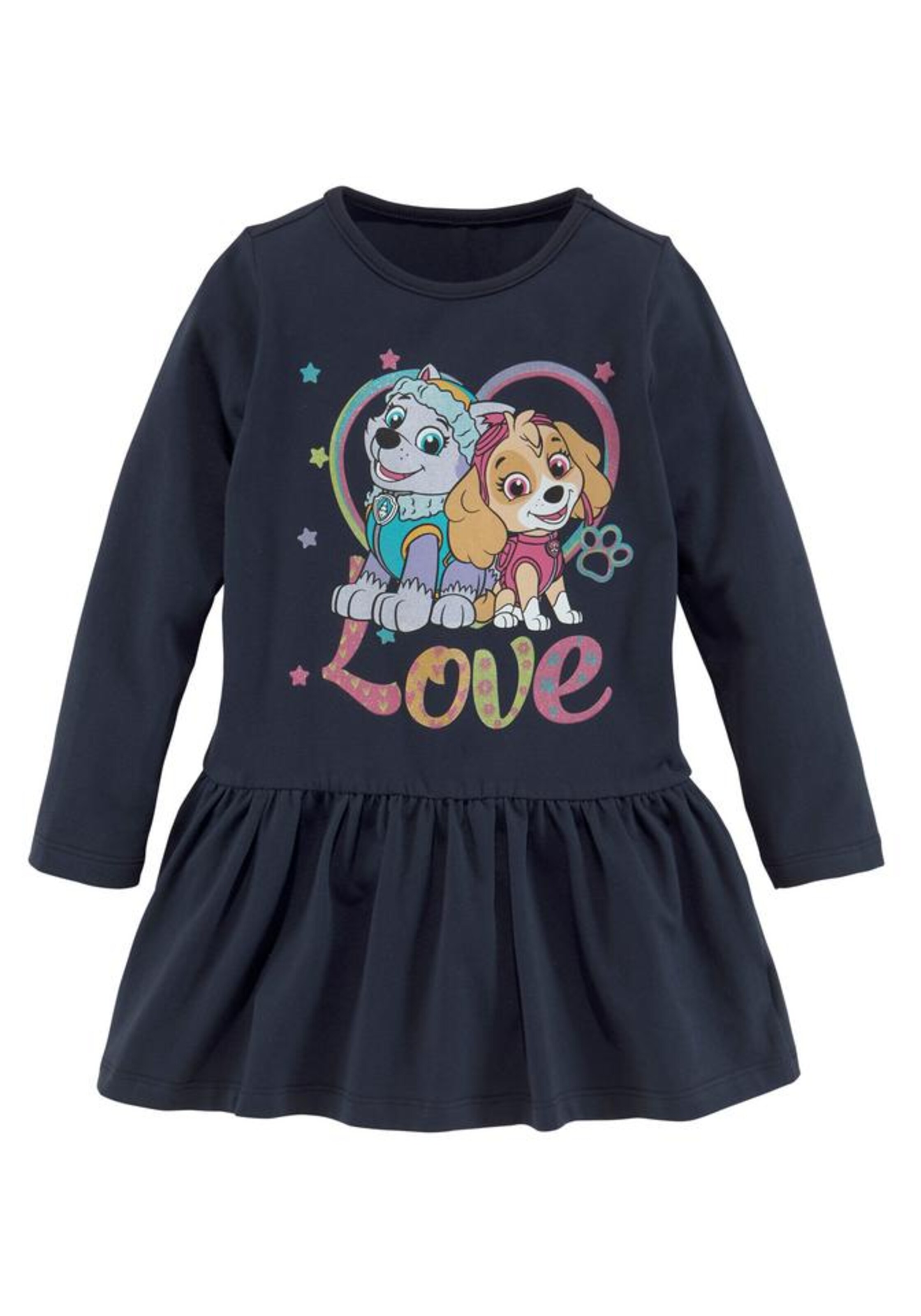 PAW Patrol Kleid 'LOVE' in Blau: Vorderseite