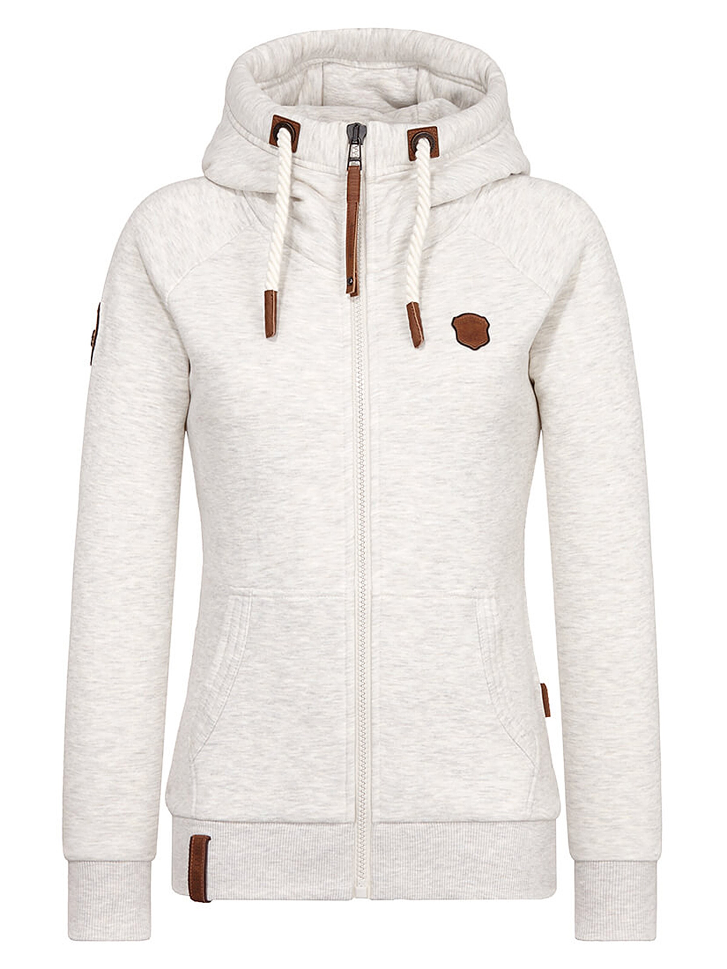 naketano Sweat jacket in Beige: front