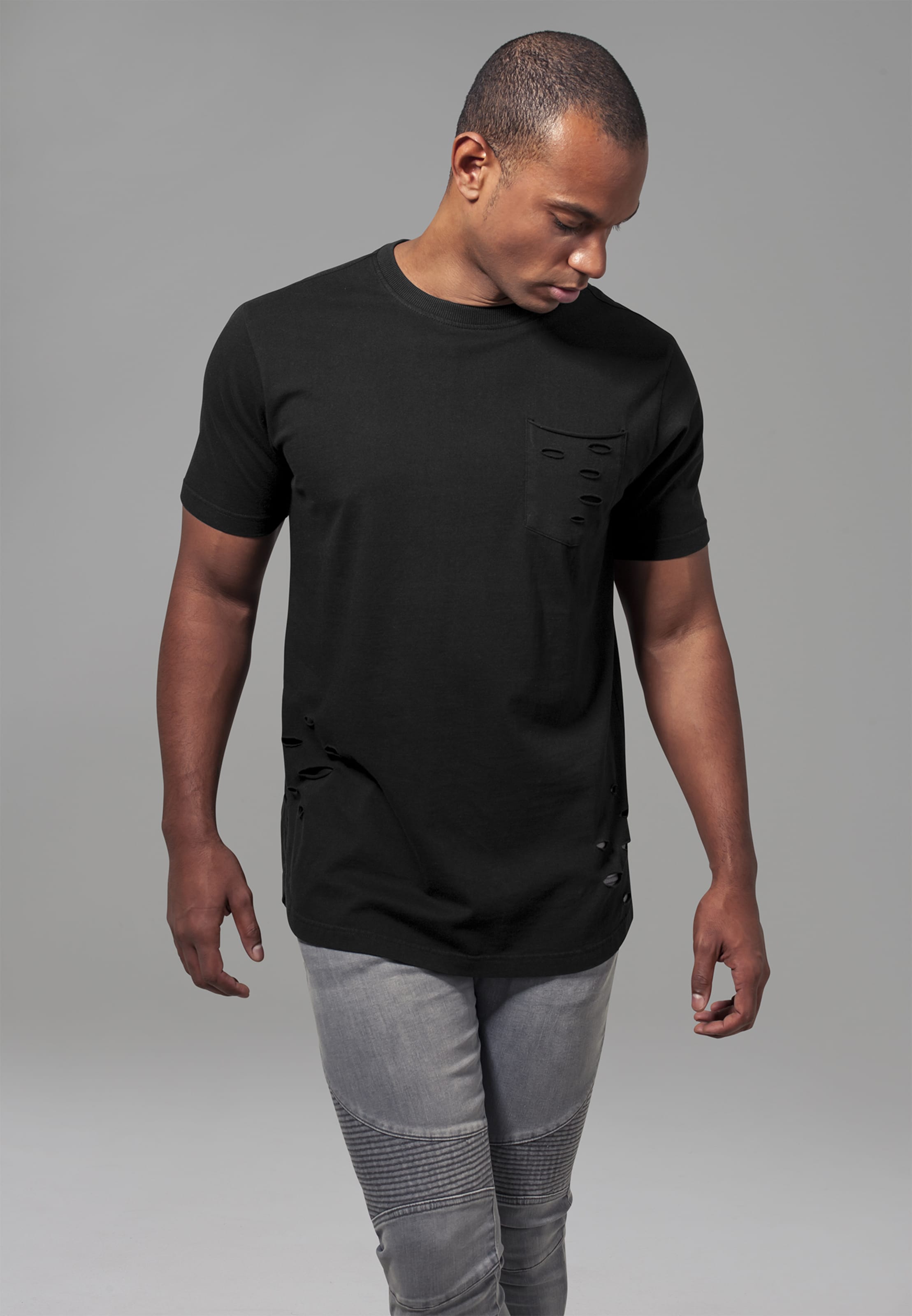 Maglie e T-shirt Abbigliamento Urban Classics Maglietta in Nero 