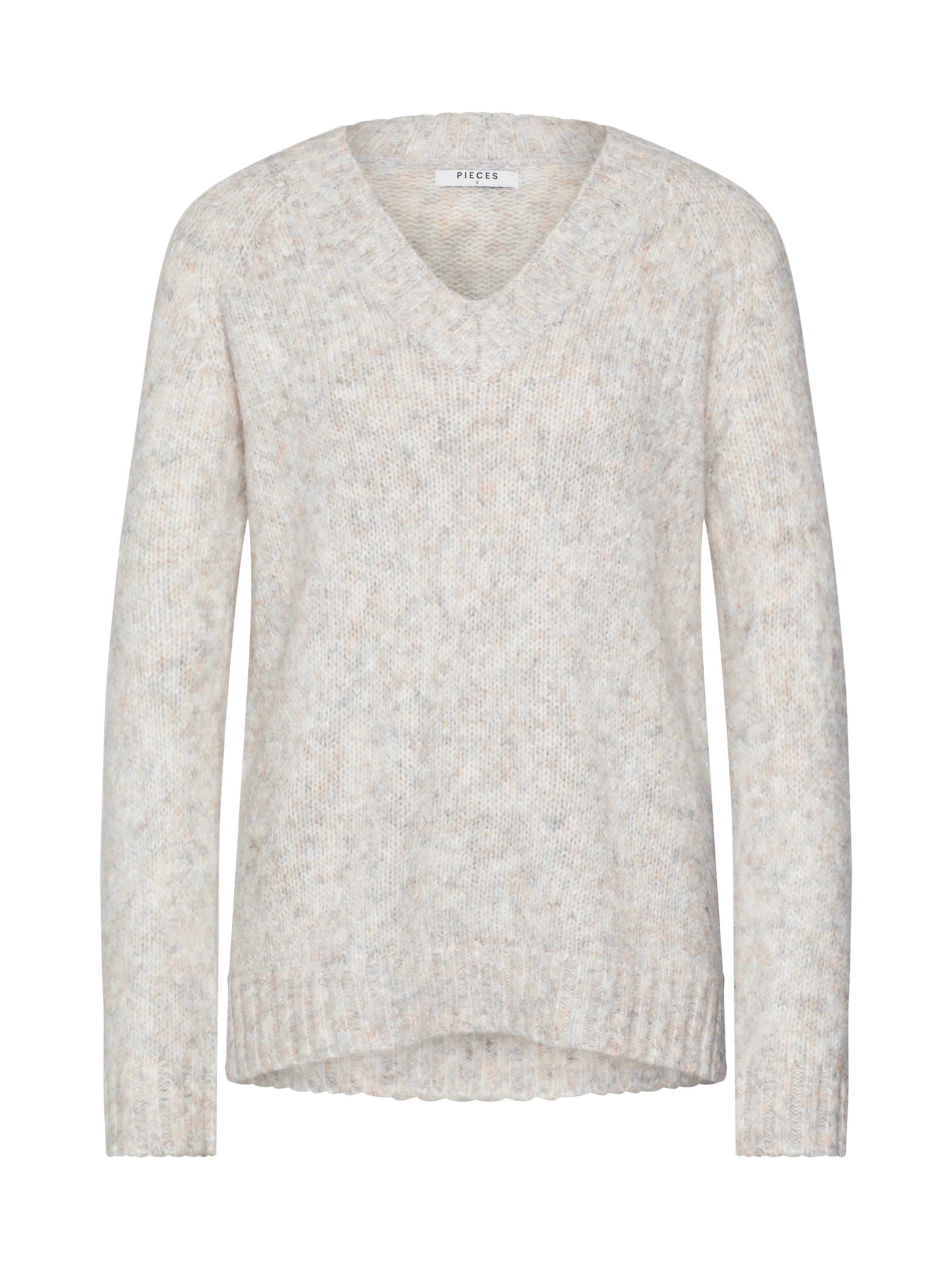 PIECES - Trui 'HOLLY' in de kleur Grijs