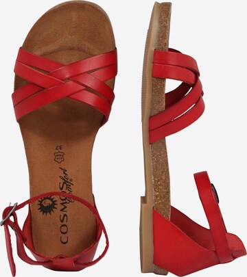 Sandalo con cinturino di COSMOS COMFORT in rosso