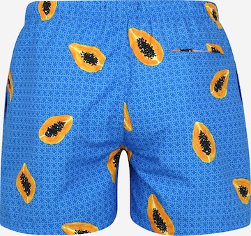 Shiwi Regular Boardshorts 'Papaya' in Blauw