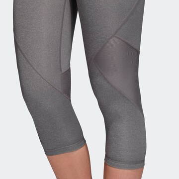 ADIDAS PERFORMANCE Skinny Sporthose 'AlphaSkin' in Grau