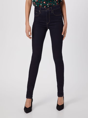 LEVI'S ® Skinny Džínsy '721 High Rise Skinny' - Modrá: predná strana