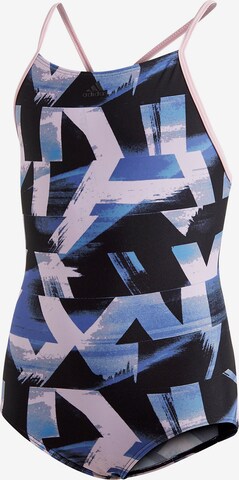 ADIDAS PERFORMANCE Athletic Swimwear in Blue: front