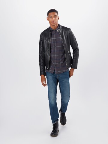 Only & Sons Slim Fit Hemd 'SALVIAN' in Lila