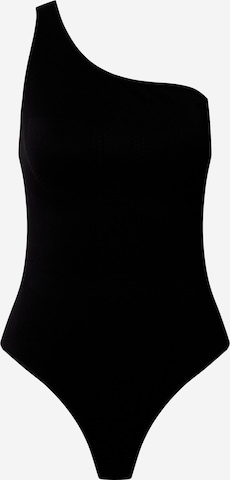 NU-IN Regular Sports bodysuit in Black: front