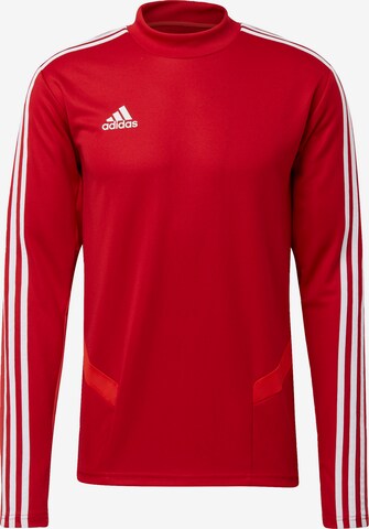 T-Shirt fonctionnel ADIDAS SPORTSWEAR en rouge : devant