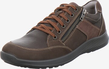 JOMOS Athletic Lace-Up Shoes in Brown: front