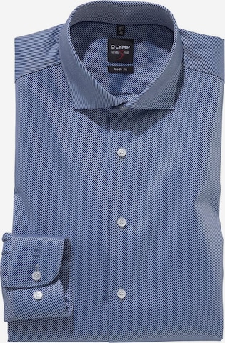 OLYMP Business Shirt 'Level 5' in Blue: front