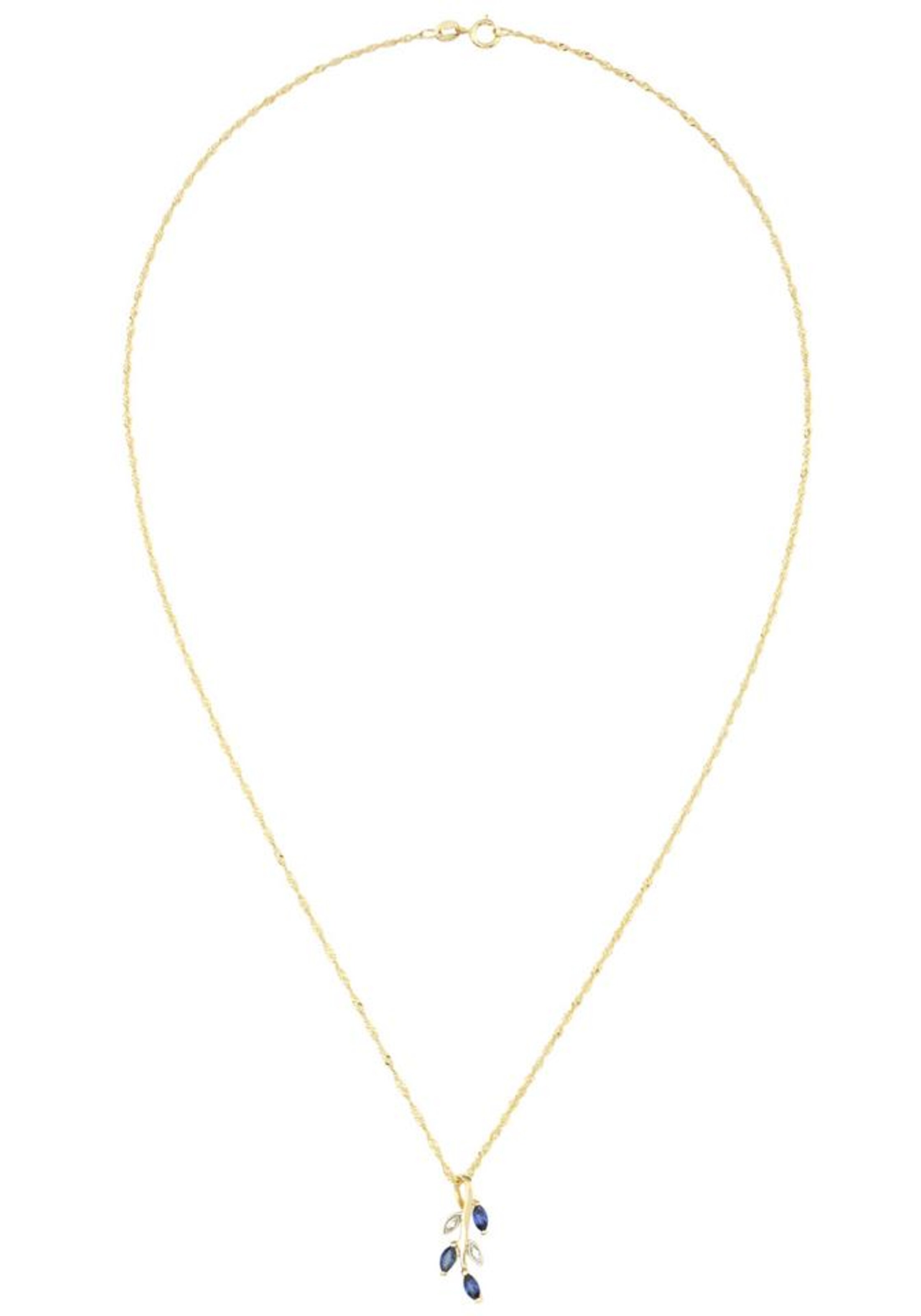 AMOR Kette in Gold: Vorderseite