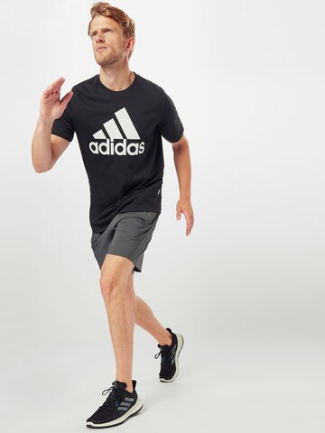 Regular fit Tricou funcțional de la ADIDAS PERFORMANCE pe negru