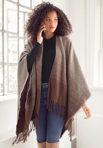 LASCANA Oversized Scarf in Brown: front