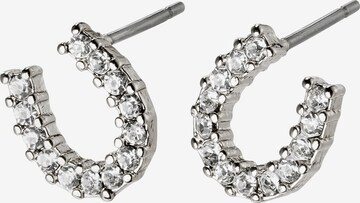 Boucles d'oreilles 'Leanna' Pilgrim en argent : devant