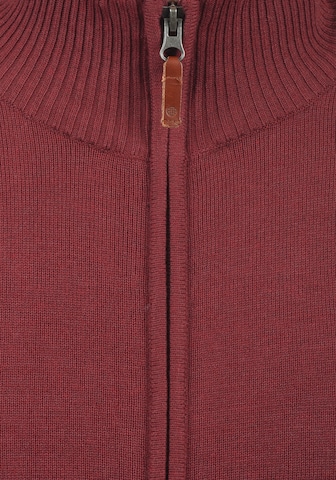 BLEND Gebreid vest 'Norman' in Rood