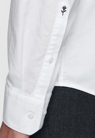 SEIDENSTICKER Slim Fit Hemd in Weiß