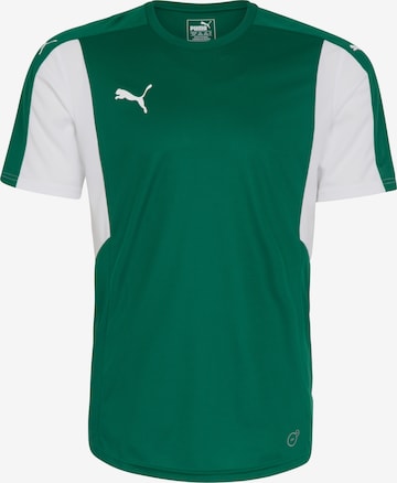 T-Shirt fonctionnel 'Dominate' PUMA en vert : devant