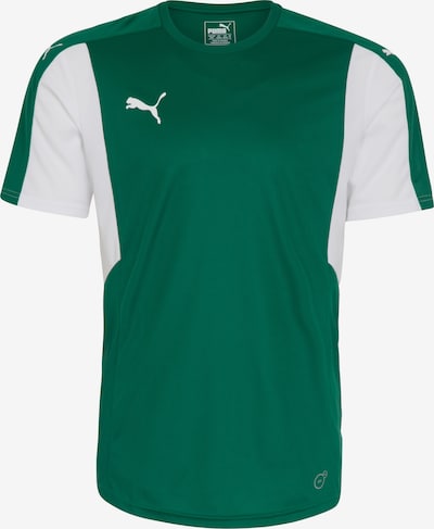 PUMA T-Shirt fonctionnel 'Dominate' en vert / blanc, Vue avec produit