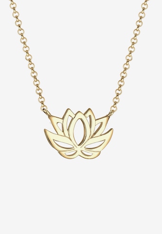 ELLI Necklace 'Lotusblume' in Gold