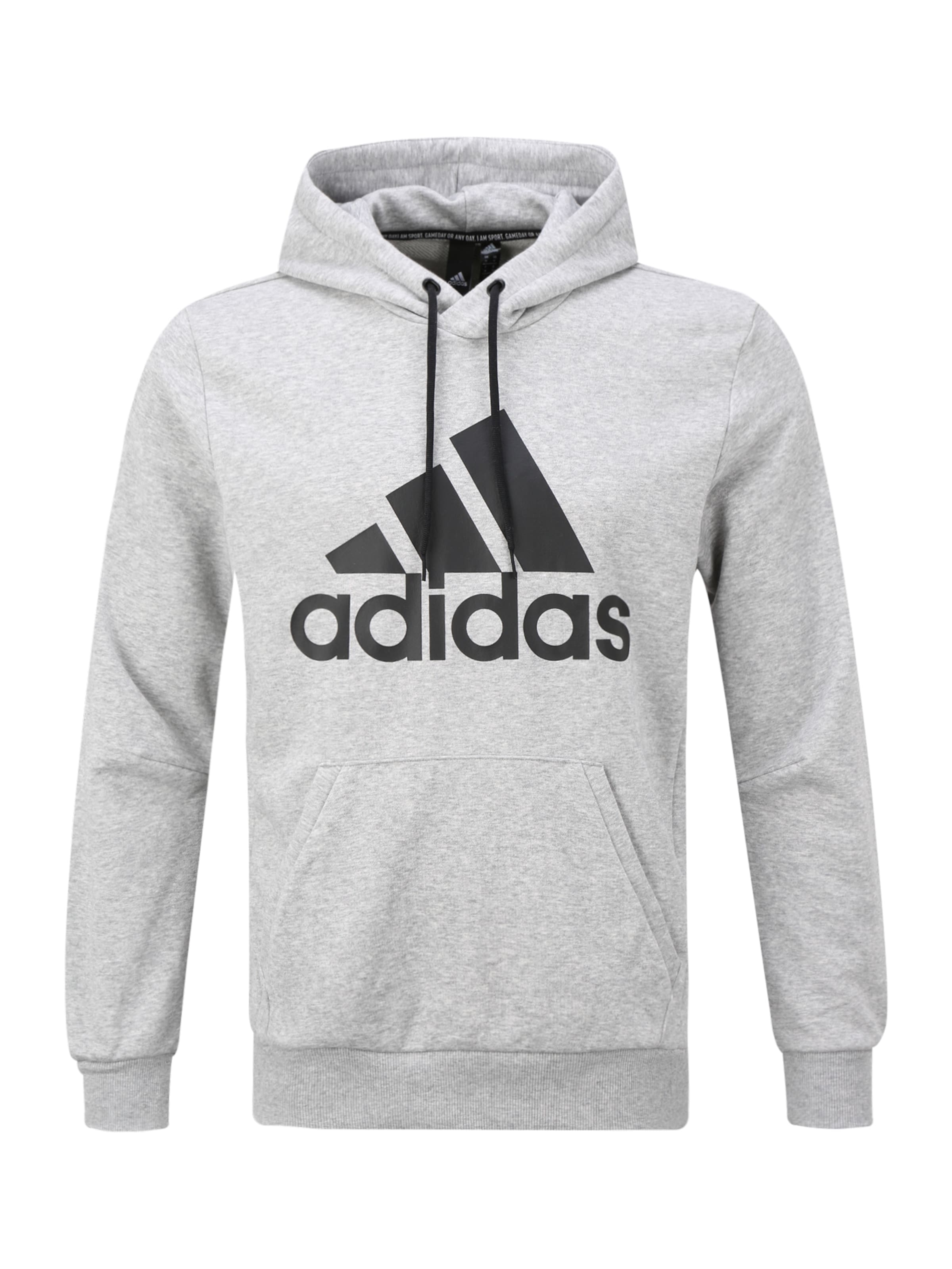 ADIDAS SPORTSWEAR Sweatshirt in grau / schwarz, Produktansicht