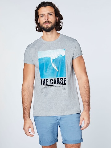 CHIEMSEE Klasický střih Funkční tričko – šedá: přední strana