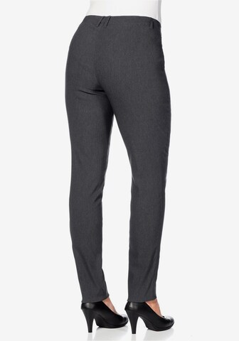 SHEEGO Slimfit Hose in Grau